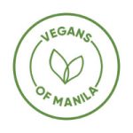 Vegans of Manila green logo with a white background
